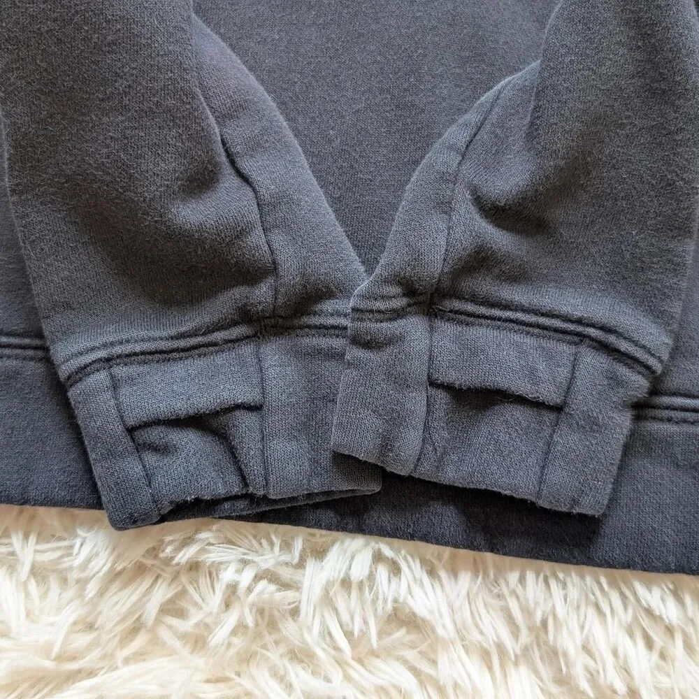 Nike Sportswear Boys Size XS Black Charcoal White Logo Club Pullover Hoodie